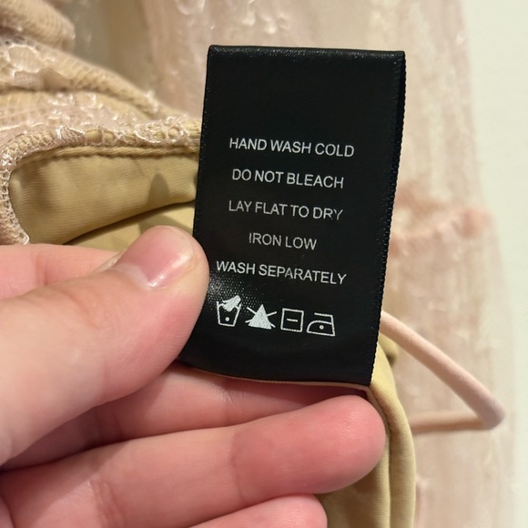 Michael Costello x REVOLVE Isadora Mini Dress in Baby Pink Size Small - Picture 10 of 10